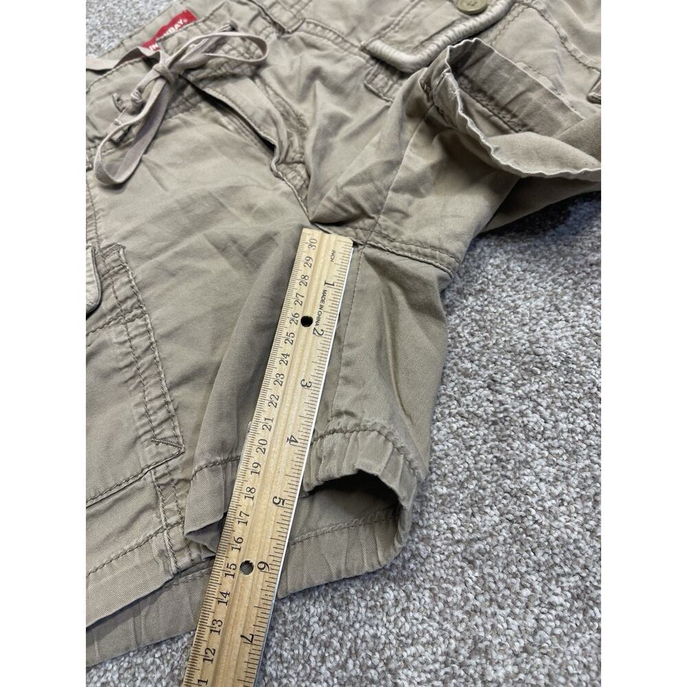 Y2K 00s Skater parachute Utility Cargo Low Rise Drawstring UNIONBAY Womens/jr 7 - Picture 11 of 13